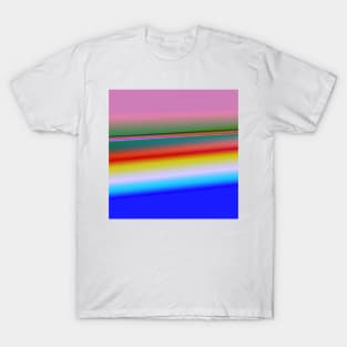 blue green pink grey texture abstract art T-Shirt